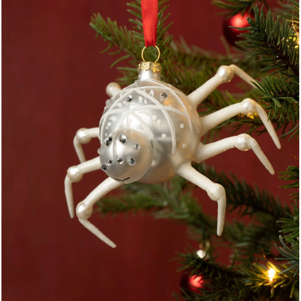 Blown Glass Spider Ornament