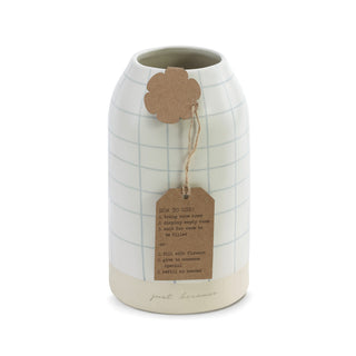 Grid Style Just Because Vase