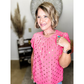 Hot Pink Blouse