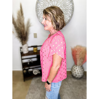 Hot Pink Blouse