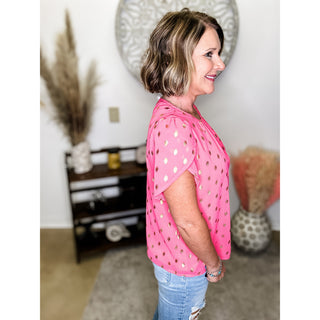 Hot Pink Blouse