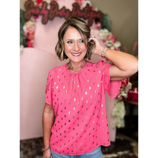 Hot Pink Blouse