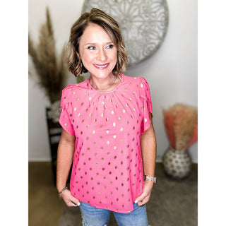 Hot Pink Blouse