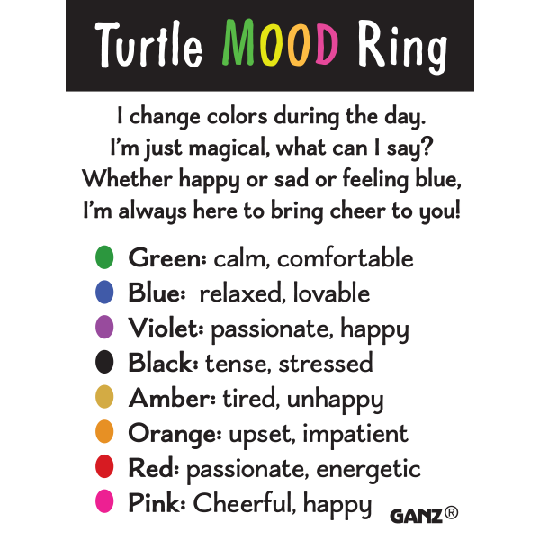 Turtle Mood Ring | Pocket Charm