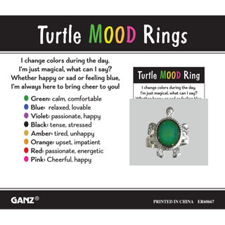 Turtle Mood Ring | Pocket Charm