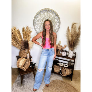 Flying Monkey Wide Leg Denim