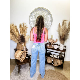 Flying Monkey Wide Leg Denim