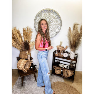 Flying Monkey Wide Leg Denim