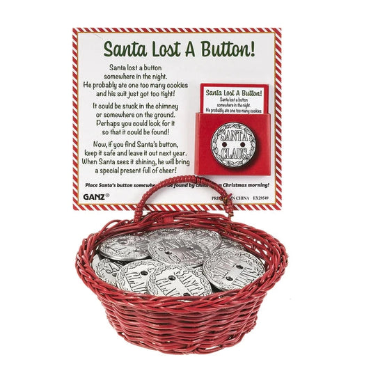 Santa Lost a Button | Pocket Charm
