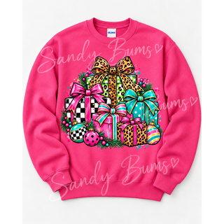 Pretty in Pink Christmas Presents Sweatshirt