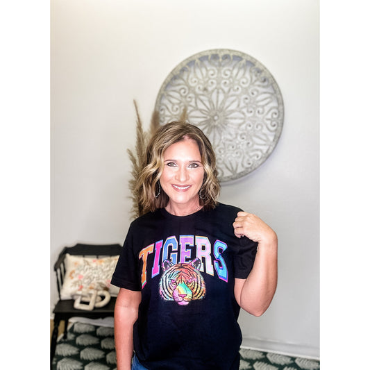 Colorful Tigers Tee
