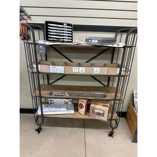 4 Tier Shelf on Wheels