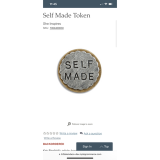 Metal Inspiration Plaque Small