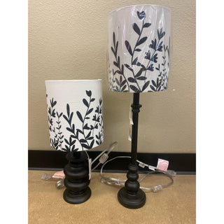 Black And White Accent Lamp-Set of 2