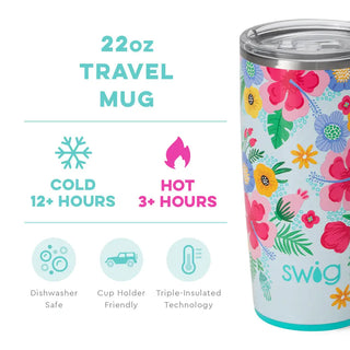 Island Bloom Swig Travel Mug (22oz)