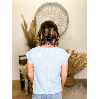 Striped Denim Button Down
