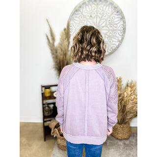 Light Purple Long Sleeve Top