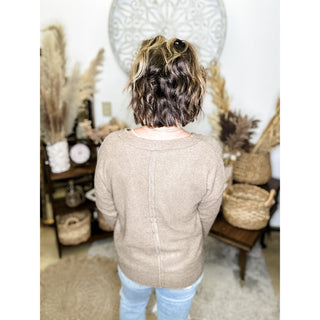 Long Sleeve V Neck Top