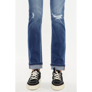 Midrise Straight Leg Jeans | Kancan