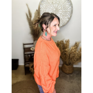 Neon Orange Sweater