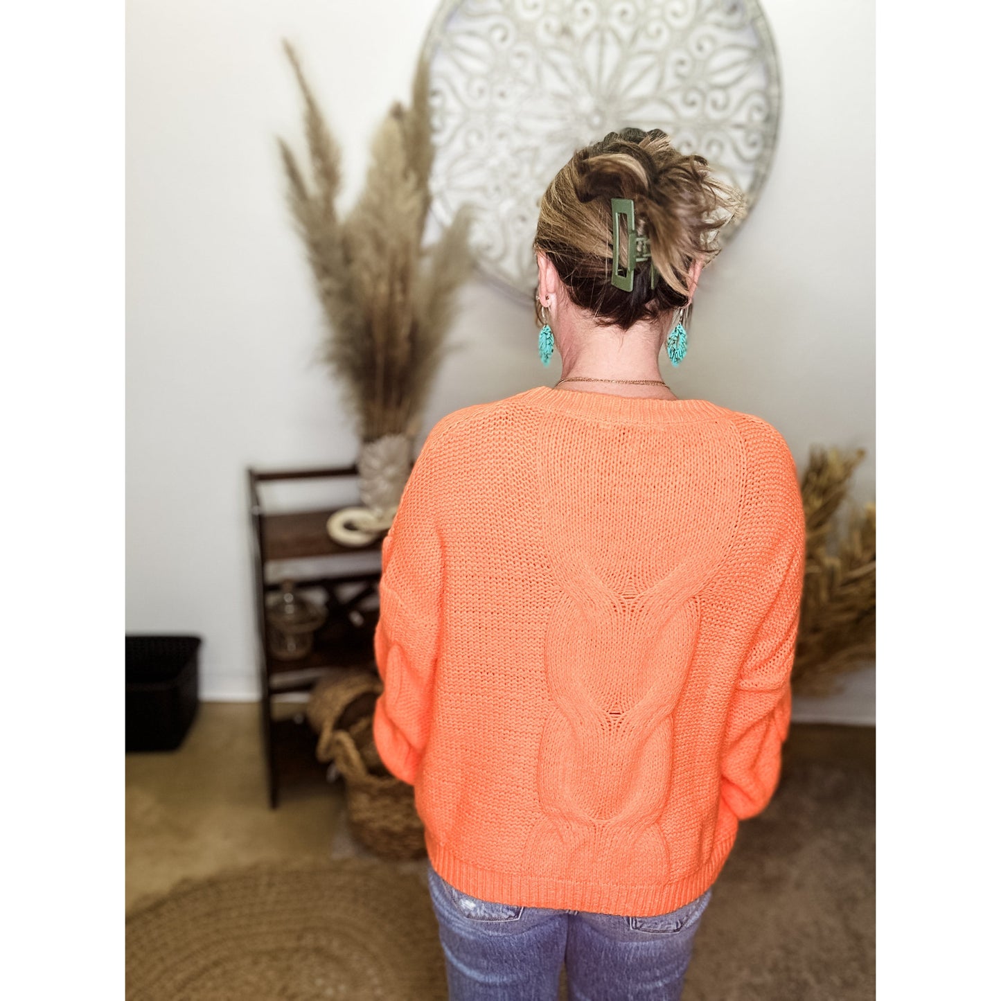 Neon Orange Sweater