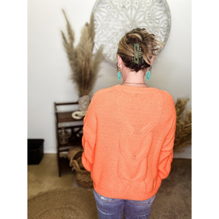 Neon Orange Sweater