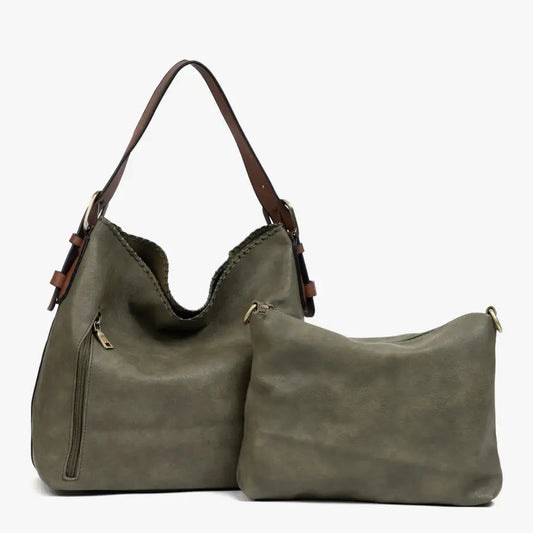 Olive Hobo Bag