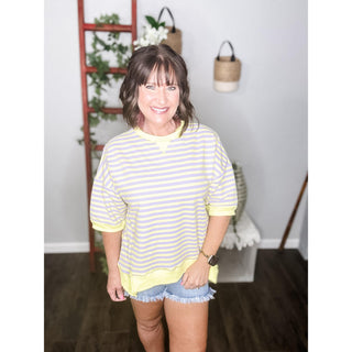 Oversized Stripe Top