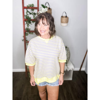 Oversized Stripe Top