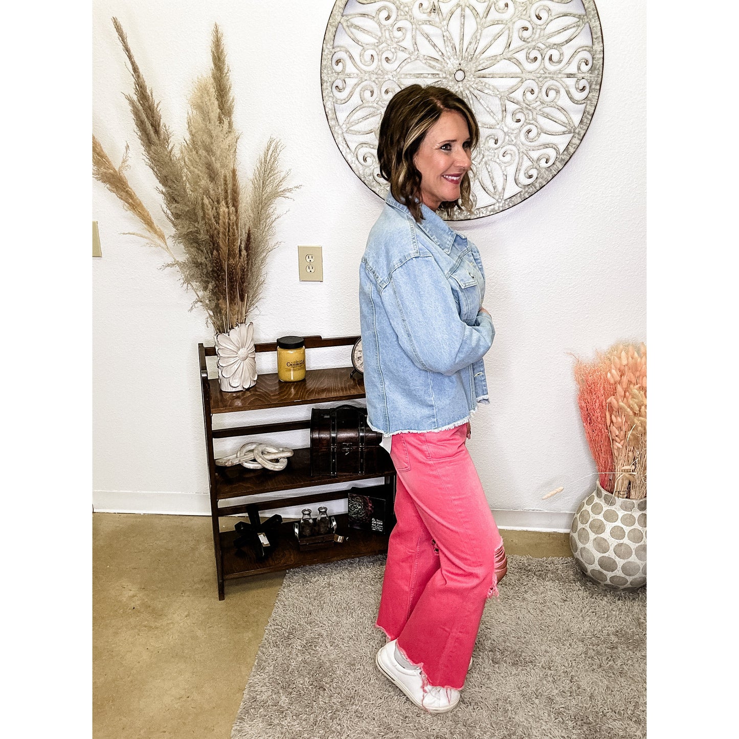 Pink Flares | Vervet Jeans