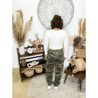 Pocket Detailed Camo Jogger Pant