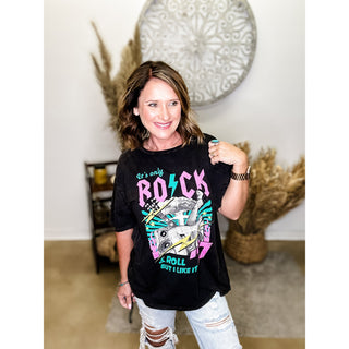 Rock N Roll Oversized Tee