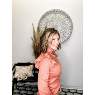 Ruffle Shoulder Top
