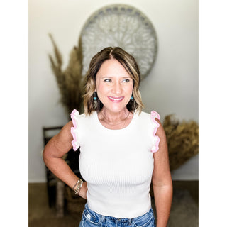 Ruffle Sleeve Top