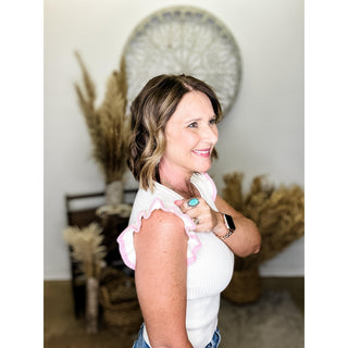 Ruffle Sleeve Top