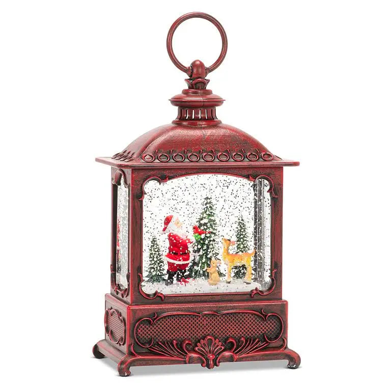 Santa & Deer LED Lantern