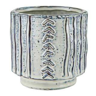 Stone Blue Texture Pot MD