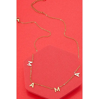 Tarnish Free Mama Necklace