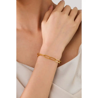 Tarnish Free Paperclip Bracelet