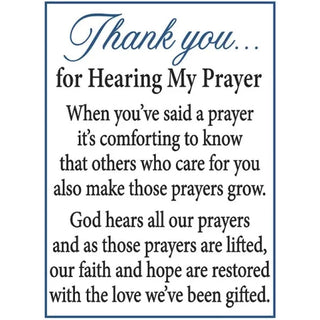 Thank You Prayer Box | Pocket Charms