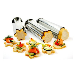 Tin Canapé Bread Molds