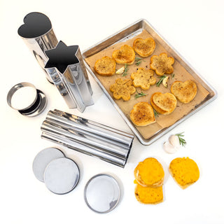 Tin Canapé Bread Molds