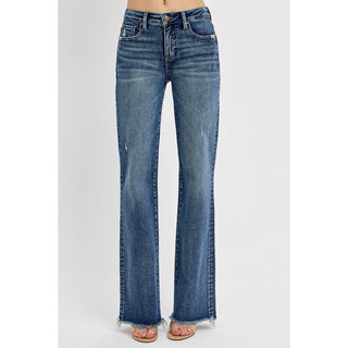 Tummy Control Straight Jeans-Risen