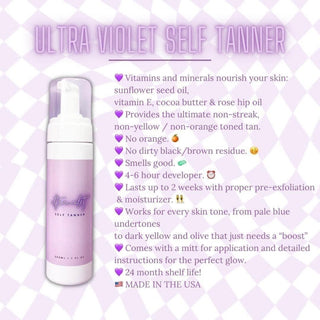 Ultra Violet Self Tanner