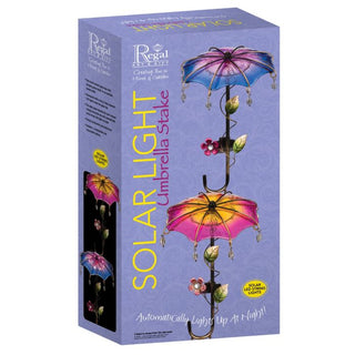 Umbrella Solar Stake - Pink