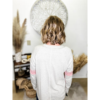 V Neck Long Sleeve Top