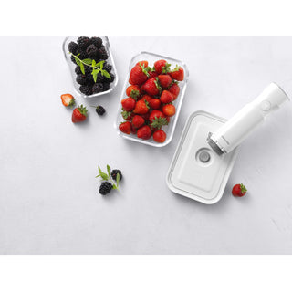 Vacuum Store In Durable Glass Containers