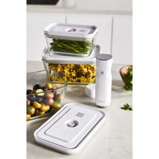 Vacuum Store In Durable Glass Containers