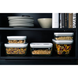 Vacuum Store In Durable Glass Containers