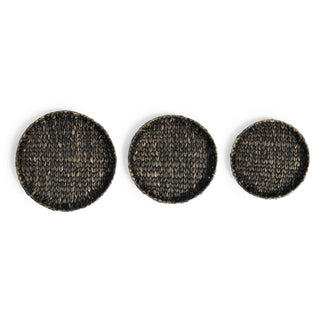 Braided Tray Baskets - Set of 3 Grass Varying Sizes